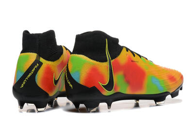 Nike Phantom Luna Elite NU FG High-Tops Football Boots - Black/Rainbow