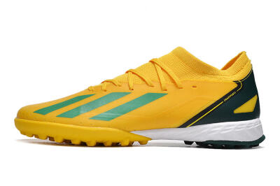 Adidas X Crazyfast.3 TF Low-Tops Football Shoes - Yellow/Blue/White