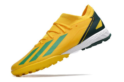 Adidas X Crazyfast.3 TF Low-Tops Football Shoes - Yellow/Blue/White