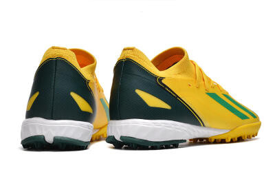 Adidas X Crazyfast.3 TF Low-Tops Football Shoes - Yellow/Blue/White