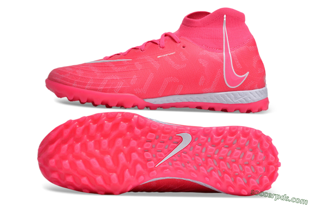 Nike Phantom Luna Elite NU TF High-Tops Football Shoes - Pink/White 0