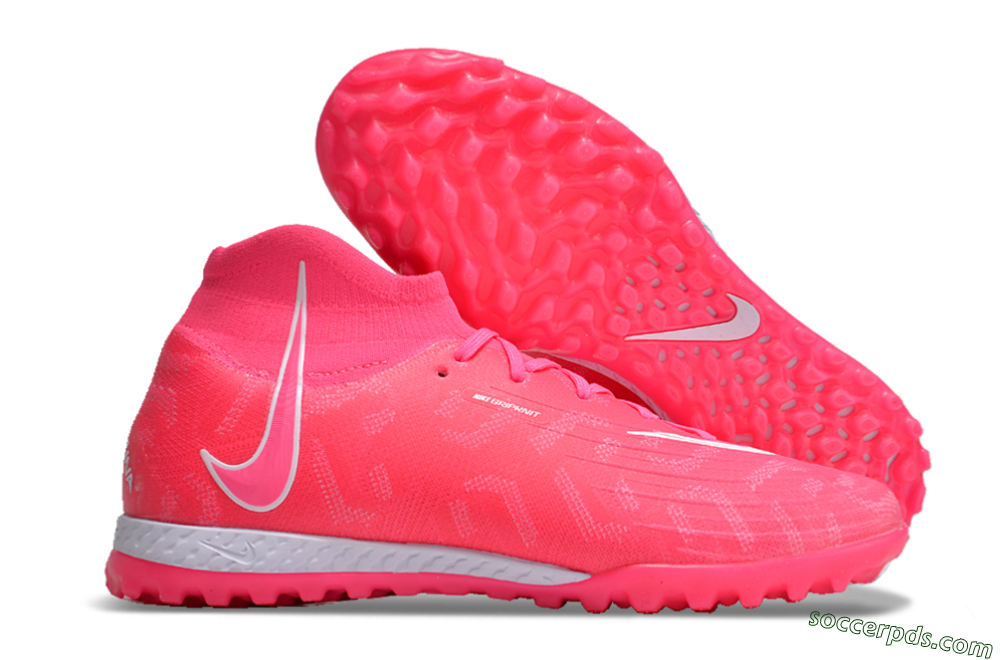 Nike Phantom Luna Elite NU TF High-Tops Football Shoes - Pink/White 1