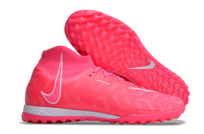 Nike Phantom Luna Elite NU TF High-Tops Football Shoes - Pink/White