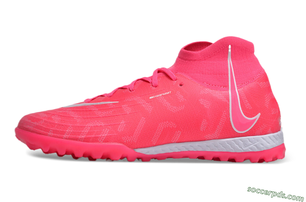Nike Phantom Luna Elite NU TF High-Tops Football Shoes - Pink/White 2