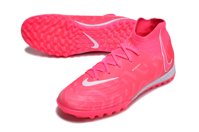 Nike Phantom Luna Elite NU TF High-Tops Football Shoes - Pink/White