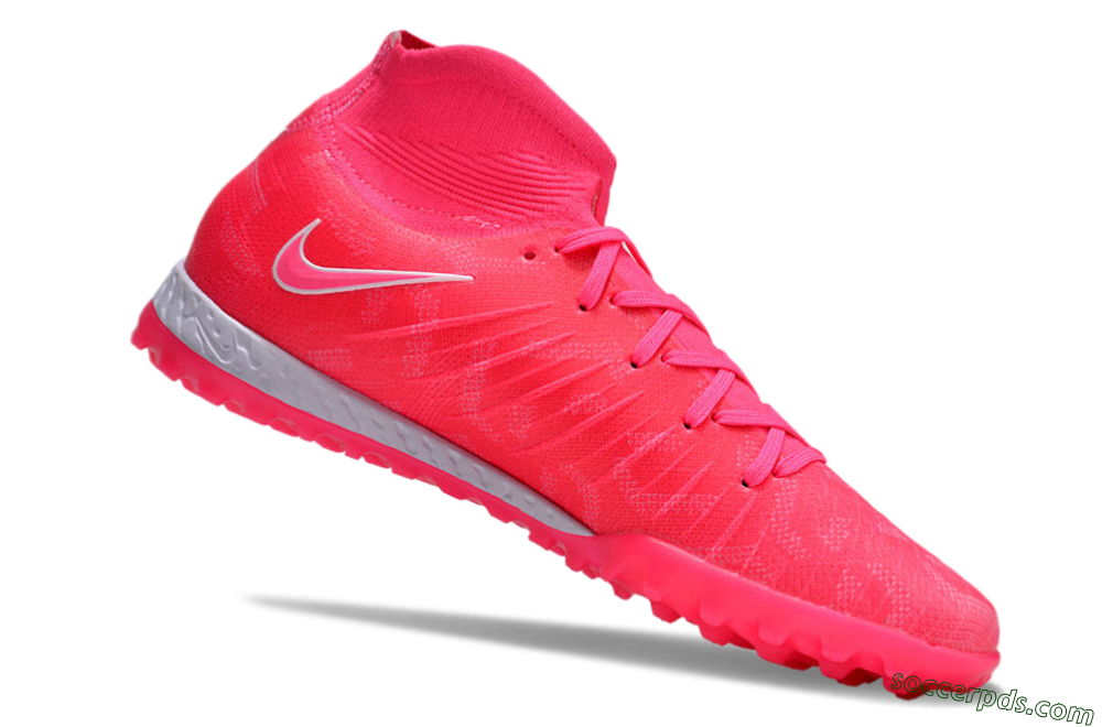 Nike Phantom Luna Elite NU TF High-Tops Football Shoes - Pink/White 4