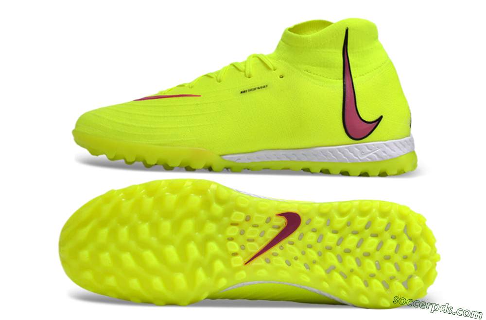 Nike Phantom Luna Elite NU TF High-Tops Football Shoes - Yellow/Red/White 0