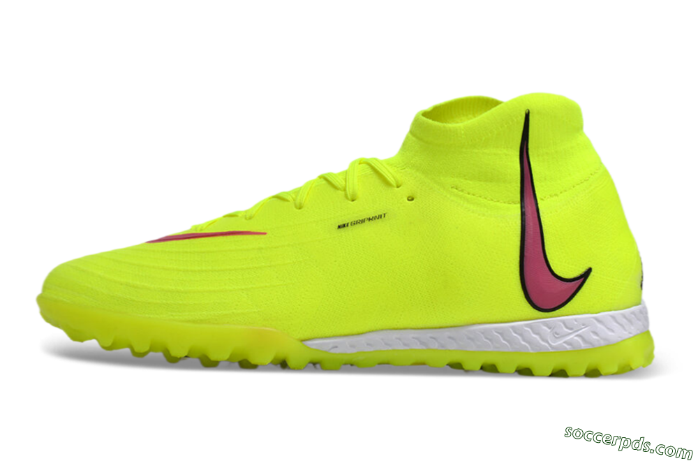 Nike Phantom Luna Elite NU TF High-Tops Football Shoes - Yellow/Red/White 2