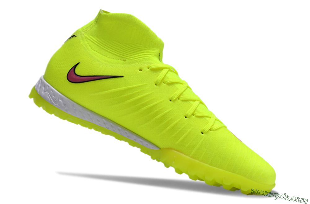 Nike Phantom Luna Elite NU TF High-Tops Football Shoes - Yellow/Red/White 4