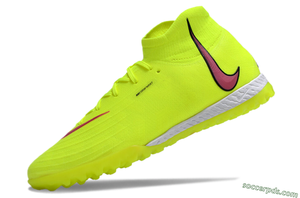 Nike Phantom Luna Elite NU TF High-Tops Football Shoes - Yellow/Red/White 5