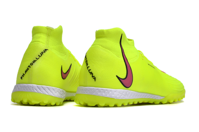 Nike Phantom Luna Elite NU TF High-Tops Football Shoes - Yellow/Red/White