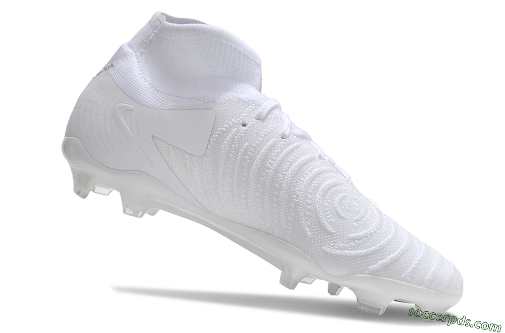 Nike Phantom Luna Elite NU FG High-Tops Football Boots - White/Silver 4