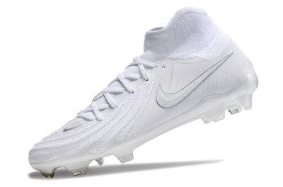 Nike Phantom Luna Elite NU FG High-Tops Football Boots - White/Silver