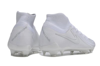 Nike Phantom Luna Elite NU FG High-Tops Football Boots - White/Silver