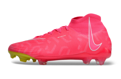 Nike Phantom Luna Elite NU FG High-Tops Football Boots - Pink/White/Yellow