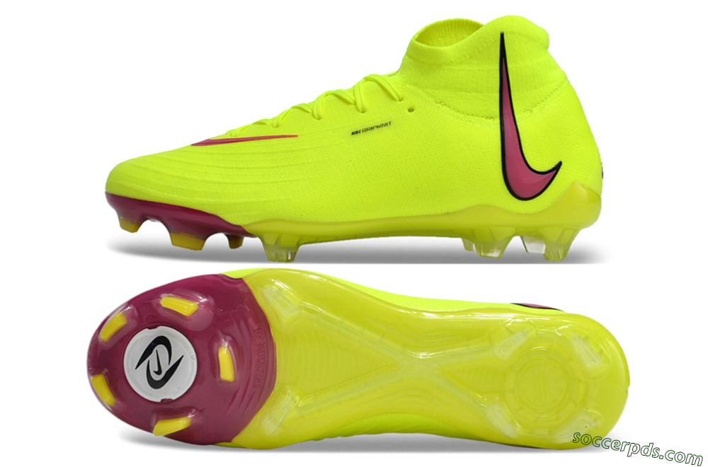 Nike Phantom Luna Elite NU FG High-Tops Football Boots - Yellow/Red/Black 0