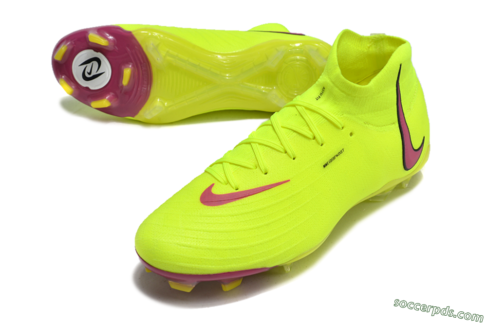 Nike Phantom Luna Elite NU FG High-Tops Football Boots - Yellow/Red/Black 3