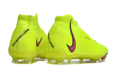 Nike Phantom Luna Elite NU FG High-Tops Football Boots - Yellow/Red/Black