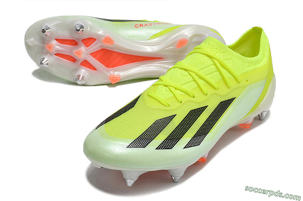 Adidas X Crazyfast.1 SG Low-Tops Football Boots - Yellow/Black/Red 3