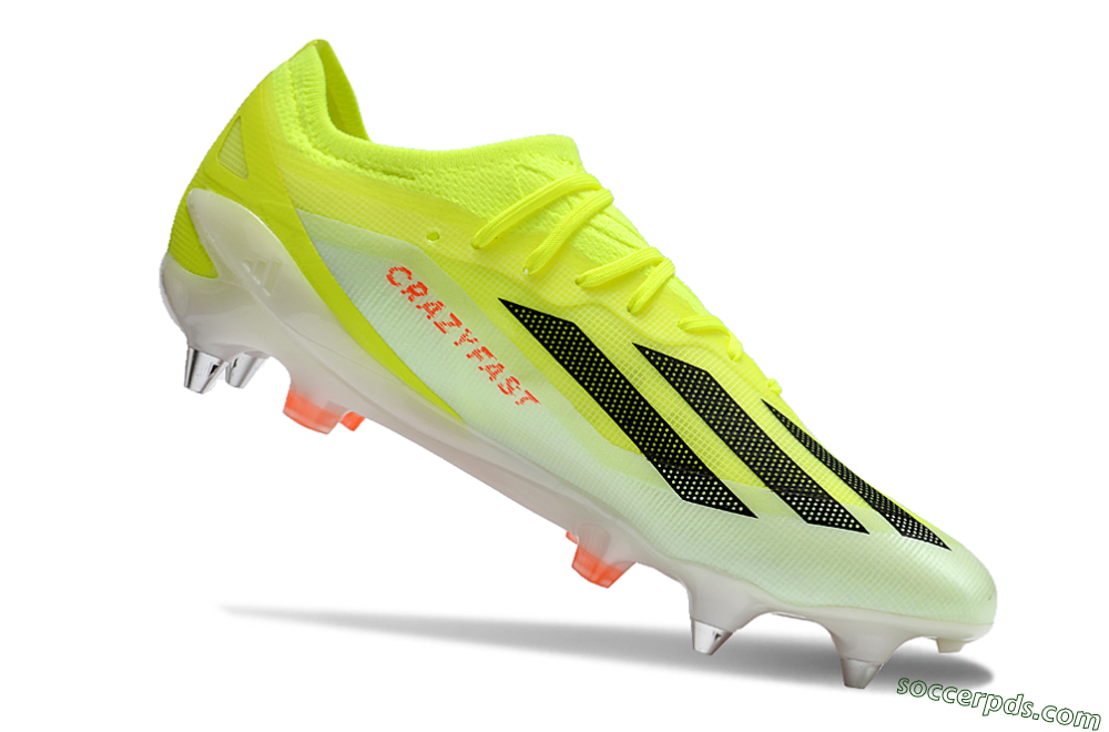 Adidas X Crazyfast.1 SG Low-Tops Football Boots - Yellow/Black/Red 4