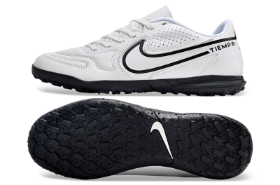 Nike Tiempo Legend 9 Club TF Low-Tops Football Shoes - White/Black