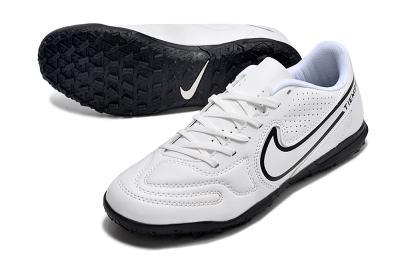 Nike Tiempo Legend 9 Club TF Low-Tops Football Shoes - White/Black