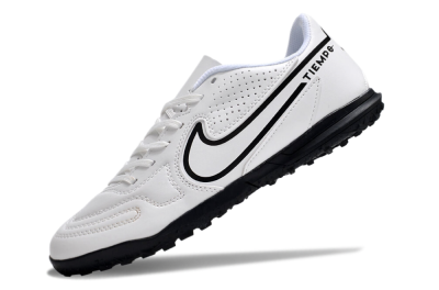 Nike Tiempo Legend 9 Club TF Low-Tops Football Shoes - White/Black
