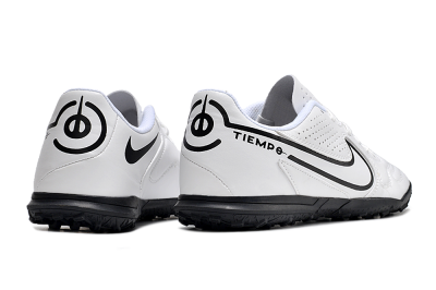 Nike Tiempo Legend 9 Club TF Low-Tops Football Shoes - White/Black