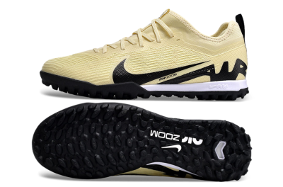 Nike Air Zoom Mercurial Vapor 15 Pro TF Low-Tops Football Shoes - Beige/Black/White