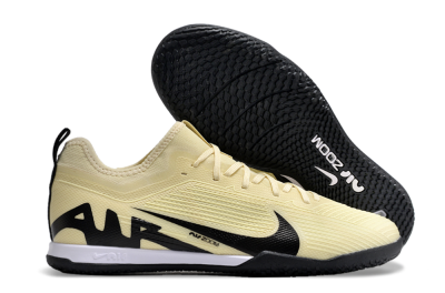 Nike Air Zoom Mercurial Vapor 15 Pro IC Low-Tops Football Shoes - Beige/Black/White