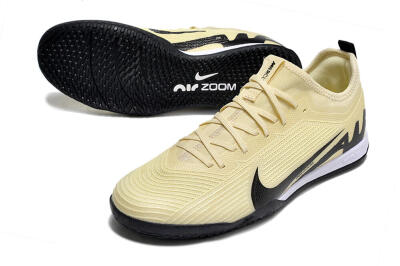 Nike Air Zoom Mercurial Vapor 15 Pro IC Low-Tops Football Shoes - Beige/Black/White