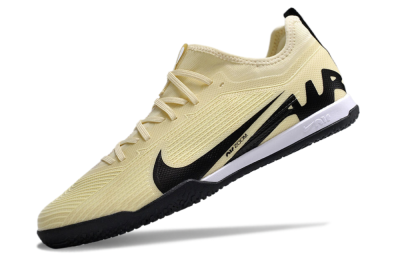 Nike Air Zoom Mercurial Vapor 15 Pro IC Low-Tops Football Shoes - Beige/Black/White