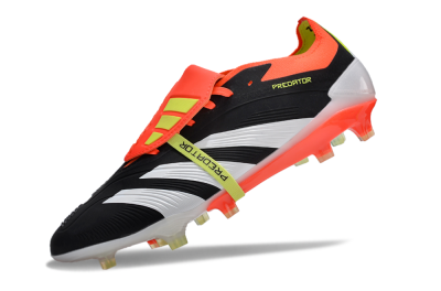 Adidas Predator Elite Foldover Tongue FG Low-Tops Football Boots - Black/White/Red