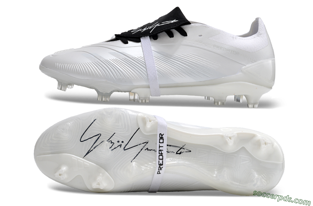 Adidas Predator Elite Foldover Tongue FG Low-Tops Football Boots - White/Black 0