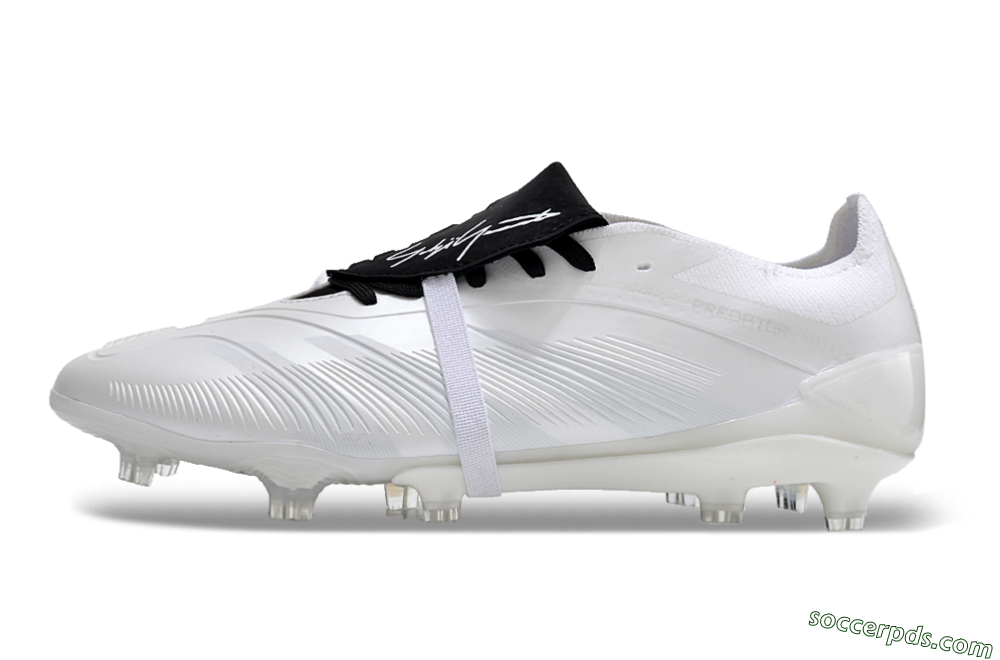 Adidas Predator Elite Foldover Tongue FG Low-Tops Football Boots - White/Black 2
