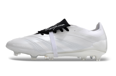 Adidas Predator Elite Foldover Tongue FG Low-Tops Football Boots - White/Black