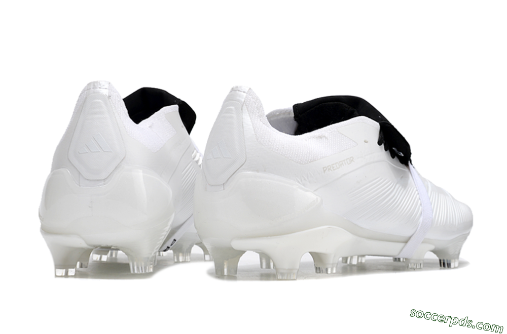 Adidas Predator Elite Foldover Tongue FG Low-Tops Football Boots - White/Black 6