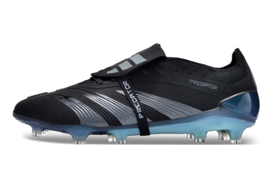 Adidas Predator Elite Foldover Tongue FG Low-Tops Football Boots - Black/Silver/Jade