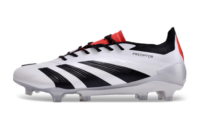 Adidas Predator Accuracy 2024 FG Low-Tops Football Boots - White/Black/Red