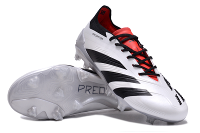 Adidas Predator Accuracy 2024 FG Low-Tops Football Boots - White/Black/Red