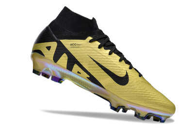 Nike Air Zoom Mercurial Superfly 9 Elite FG High-Tops Football Boots - Gold/Black