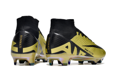Nike Air Zoom Mercurial Superfly 9 Elite FG High-Tops Football Boots - Gold/Black