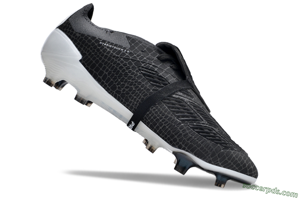 Adidas Predator Elite Foldover Tongue FG Low-Tops Football Boots - Black/White 4