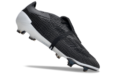 Adidas Predator Elite Foldover Tongue FG Low-Tops Football Boots - Black/White