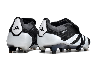 Adidas Predator Elite Foldover Tongue FG Low-Tops Football Boots - Black/White