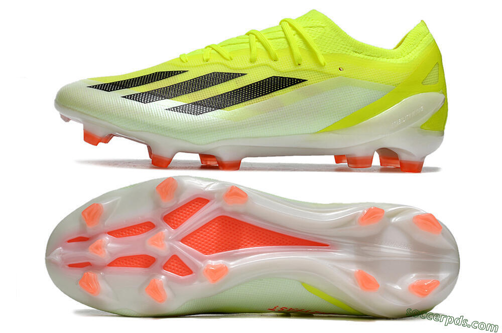Adidas X Crazyfast.1 FG Low-Tops Football Boots - Yellow/Black/Orange 0