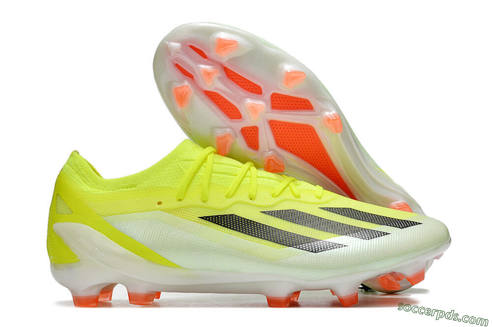 Adidas X Crazyfast.1 FG Low-Tops Football Boots - Yellow/Black/Orange 1