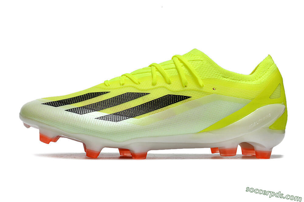 Adidas X Crazyfast.1 FG Low-Tops Football Boots - Yellow/Black/Orange 2