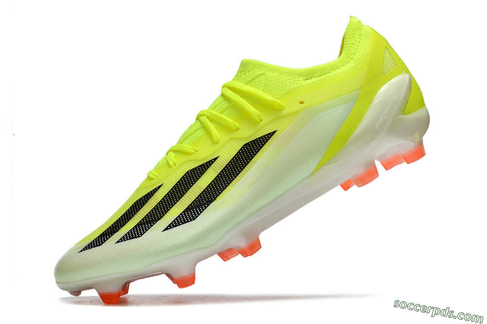 Adidas X Crazyfast.1 FG Low-Tops Football Boots - Yellow/Black/Orange 5