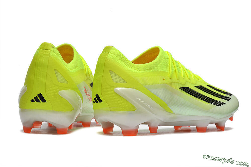 Adidas X Crazyfast.1 FG Low-Tops Football Boots - Yellow/Black/Orange 6